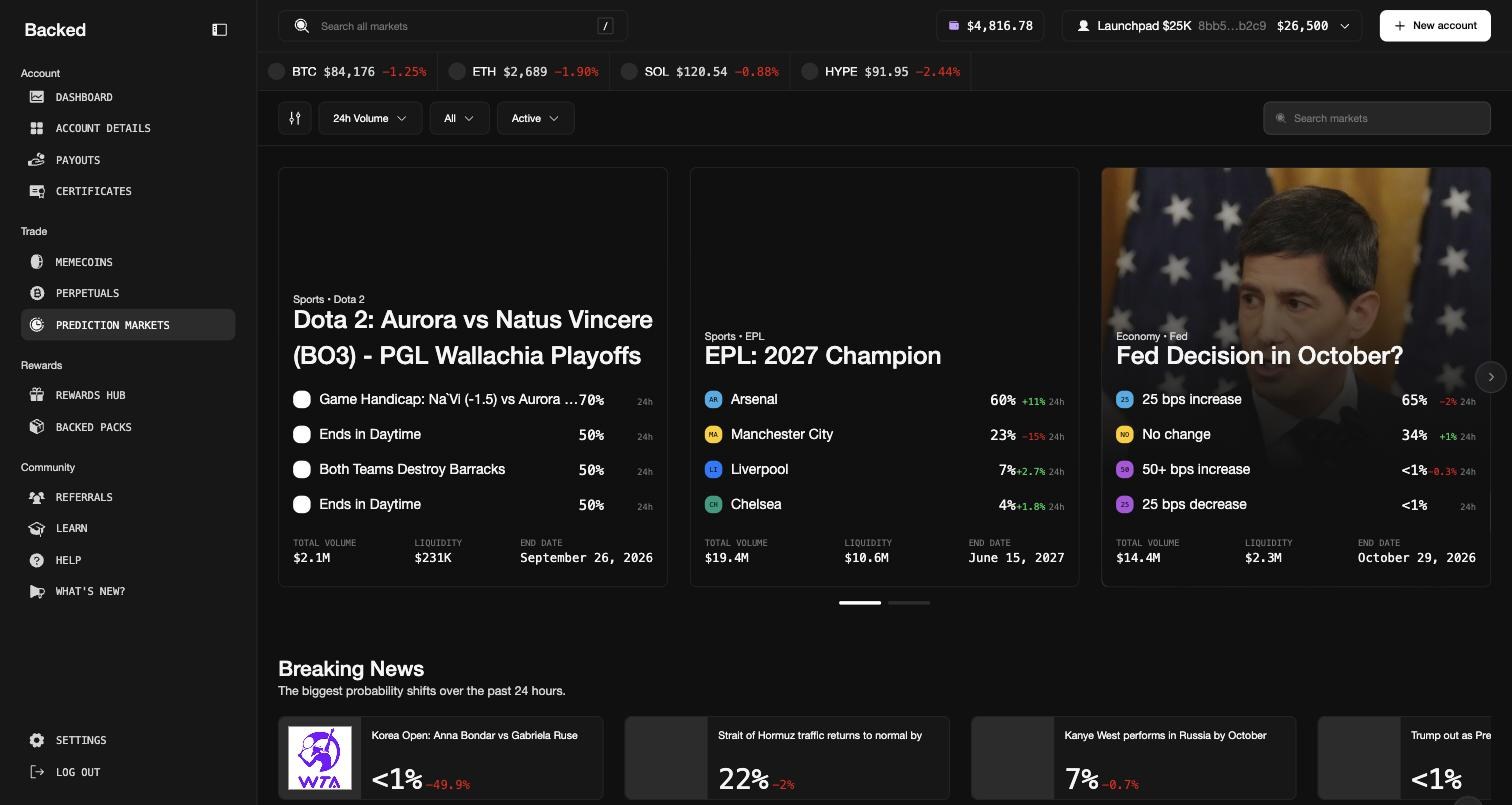 Prediction markets